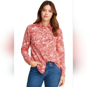 Tory Burch Corral Brigitte buttondown Blouse